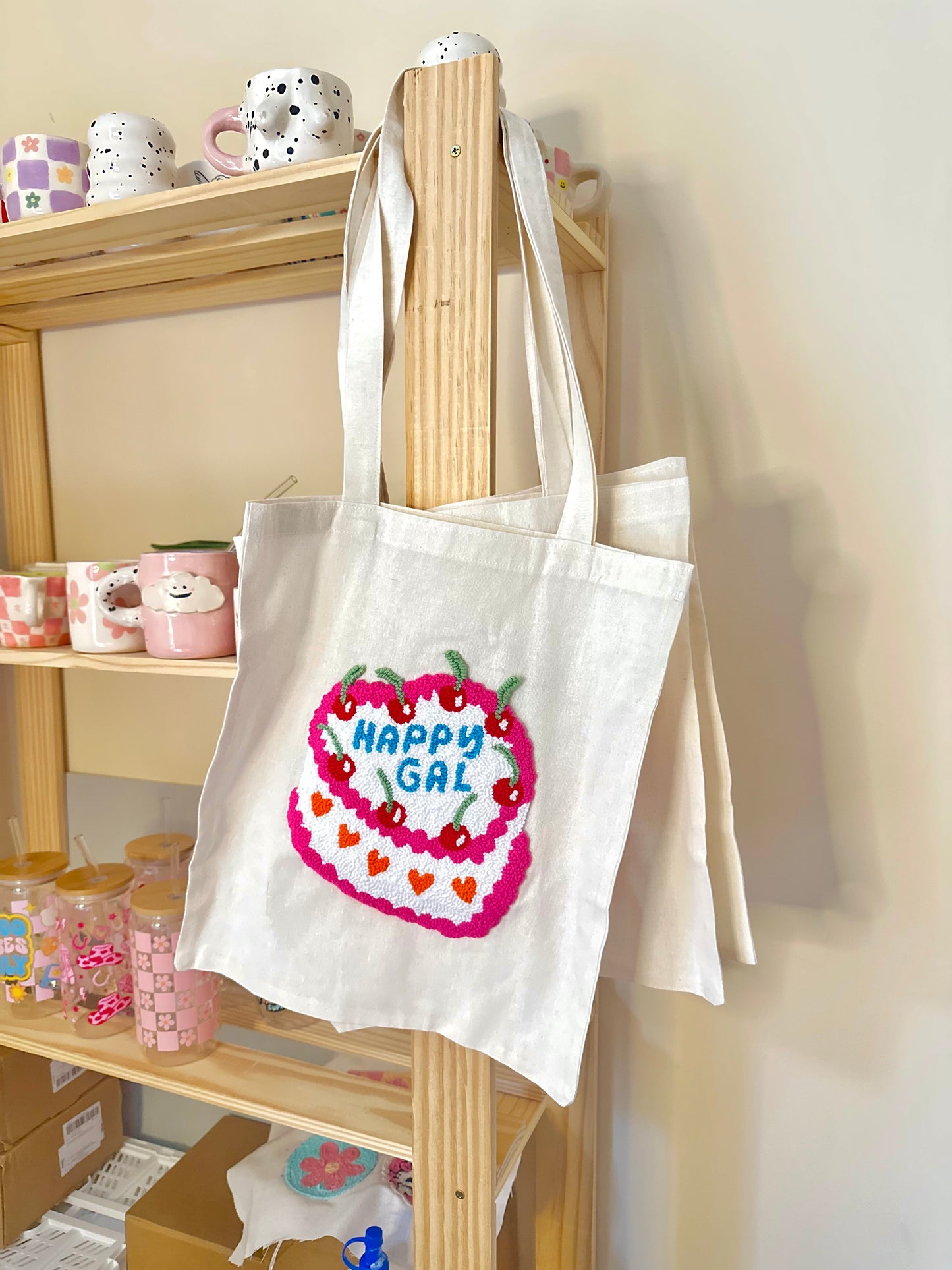 Happy Gal Tote Bag