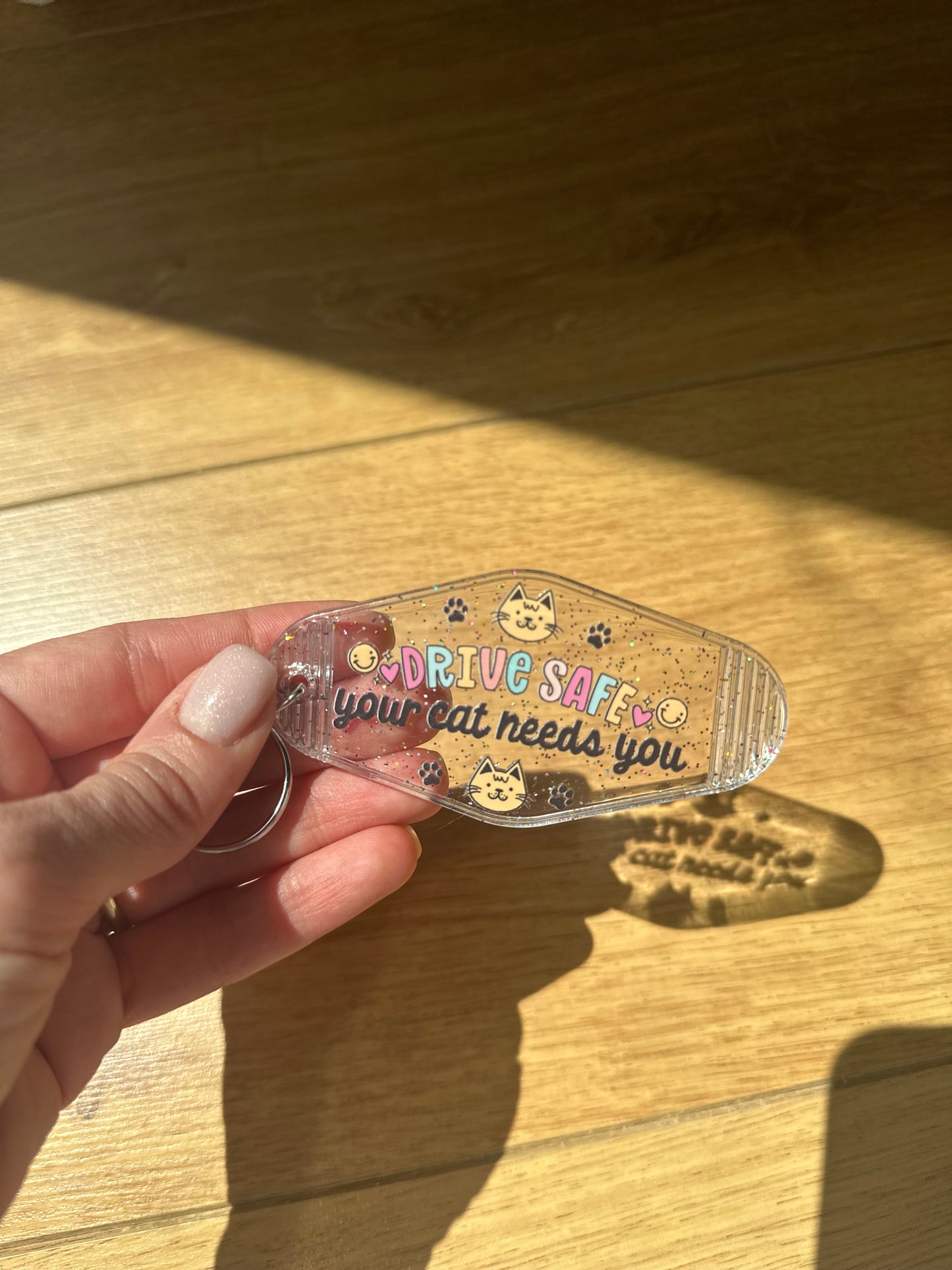 Cat Needs You Keyring