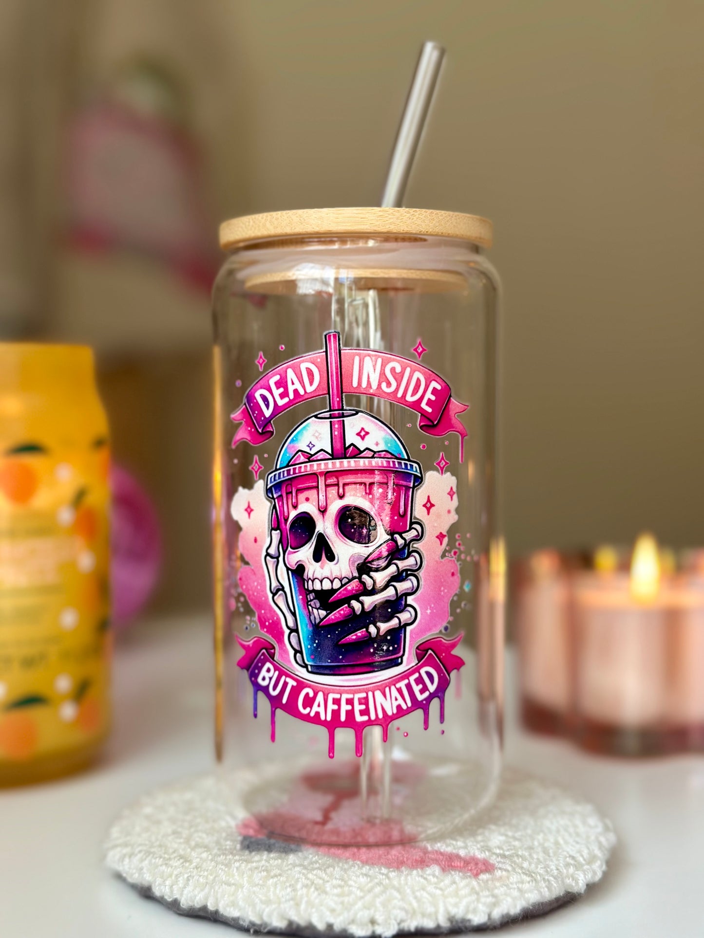 Dead Inside But Caffeinated Cup