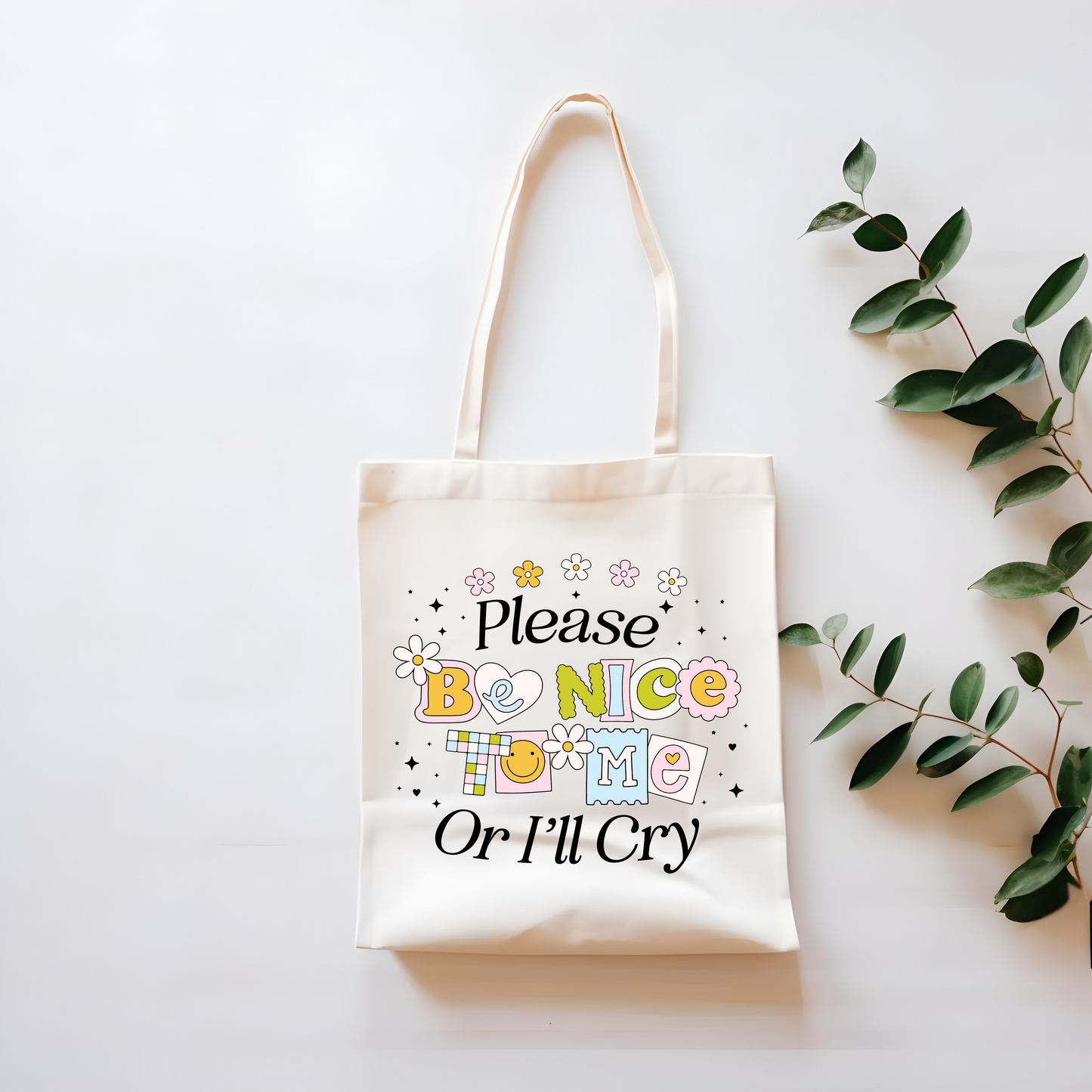 Please Nice To Me Tote Bag