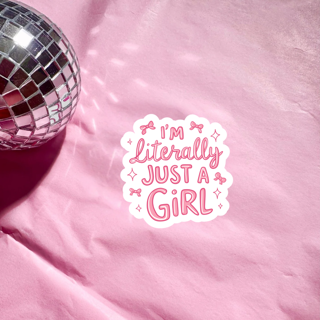 Just a Girl Sticker