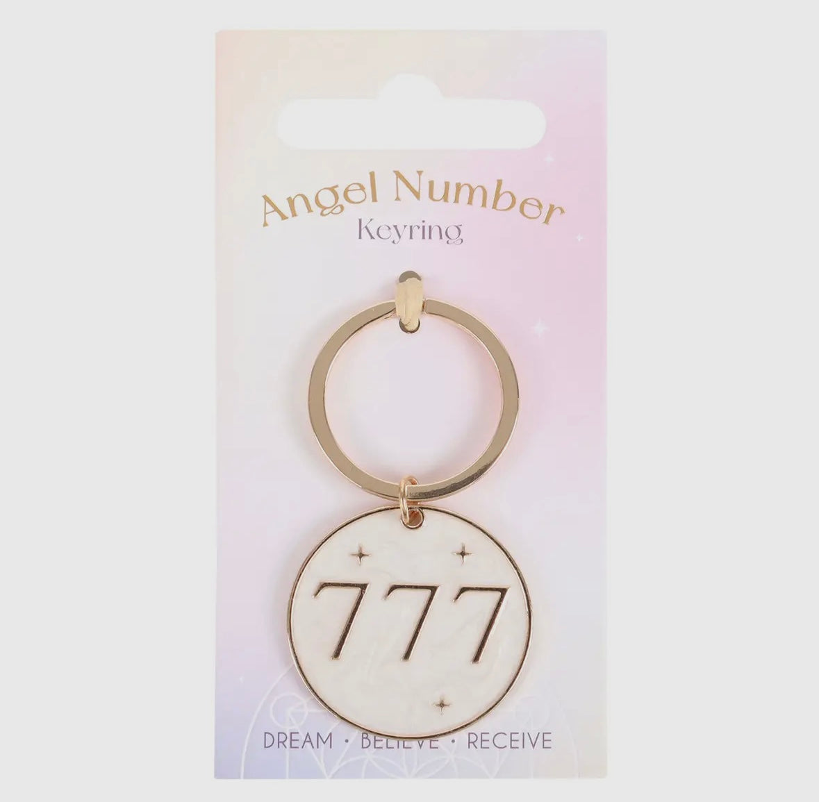 777 Luck Keyring