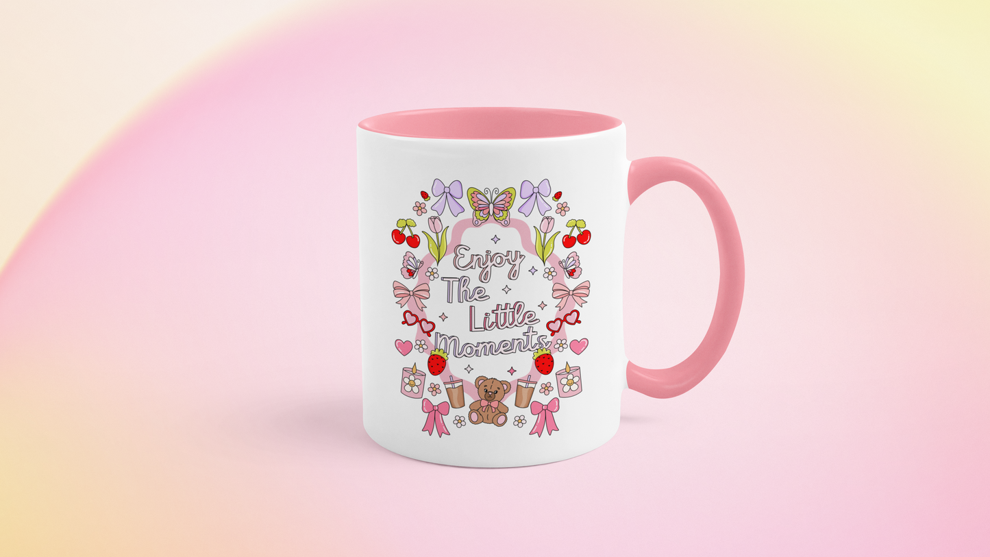 Enjoy the little moments mug