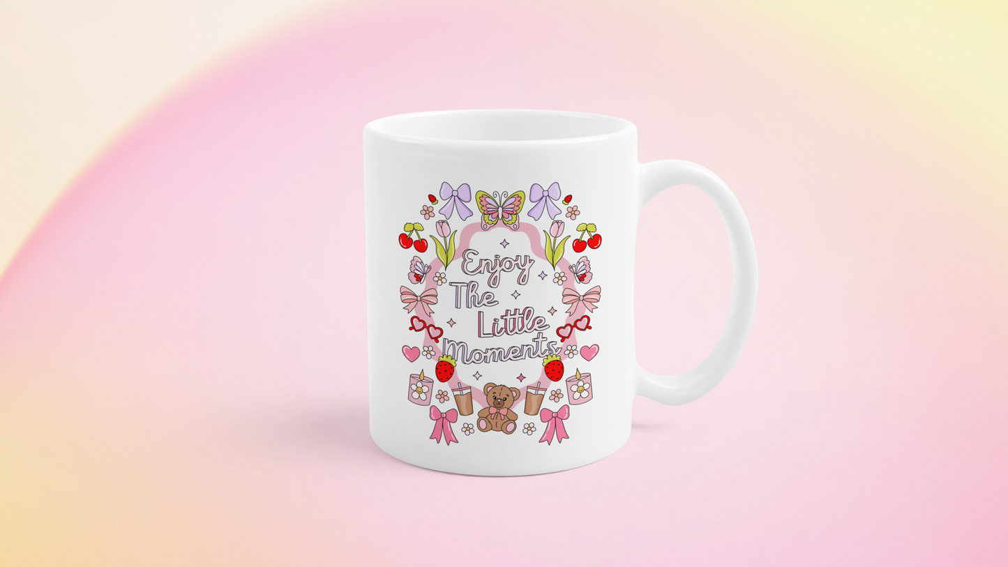 Enjoy the little moments mug