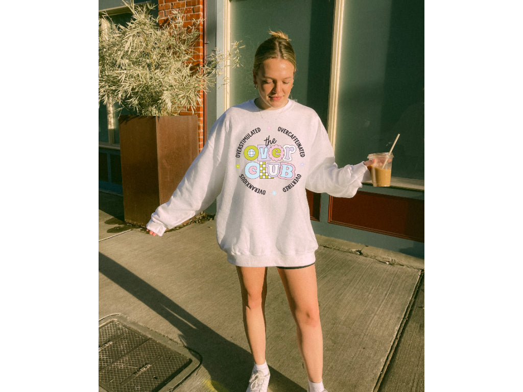 The Over Club Crewneck Sweatshirt & Hoodie