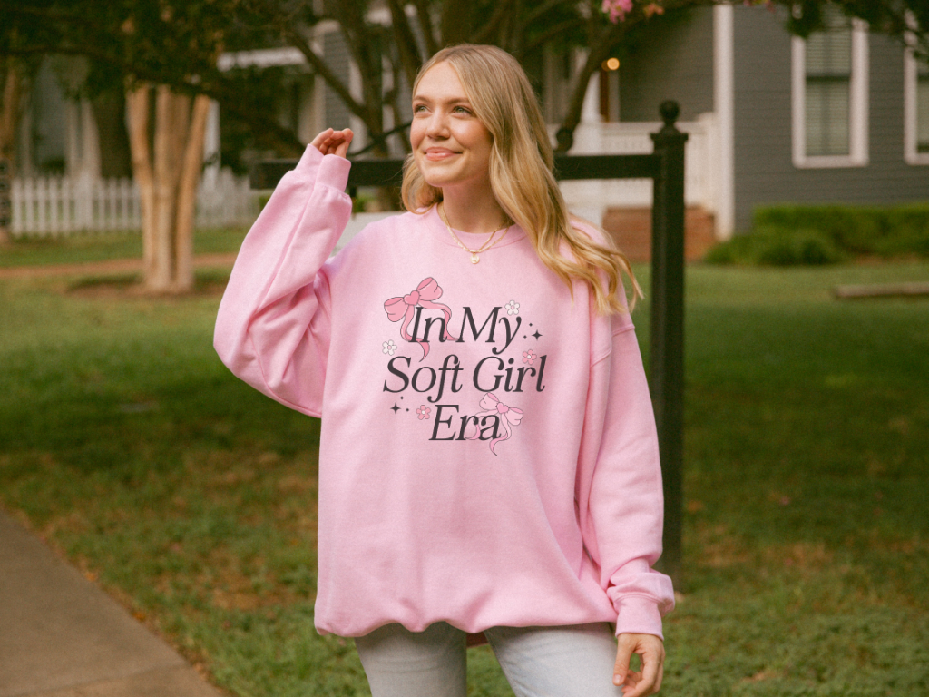 In My Soft Girl Era Crewneck Sweatshirt & Hoodie