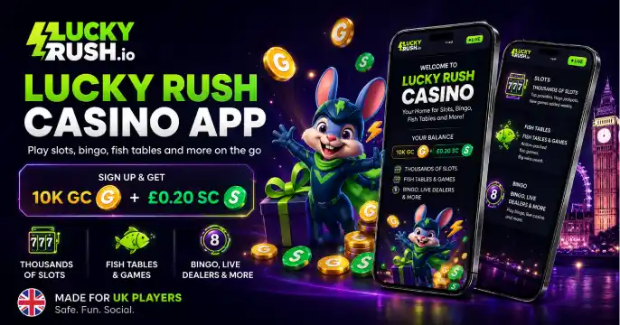 Luckyrush Casino App banner
