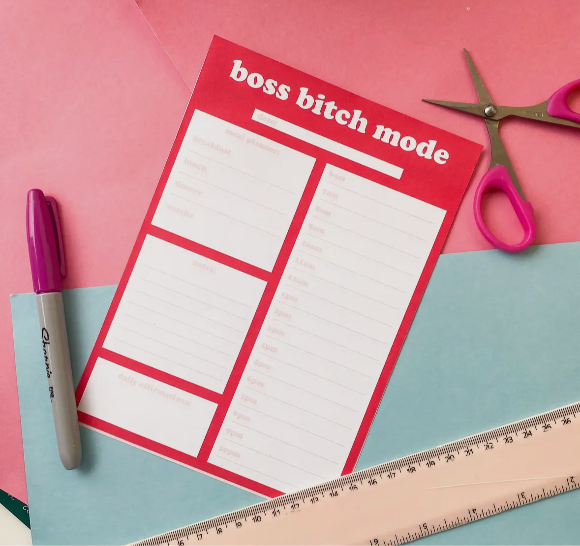 Boss B*tch Mode Daily Planner