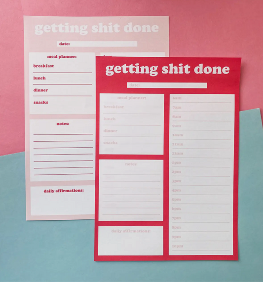 Getting Sh*t Done Daily Planner