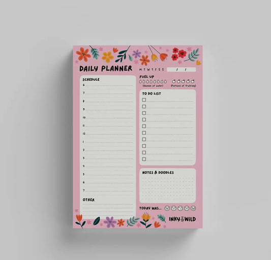 Floral Daily Planner