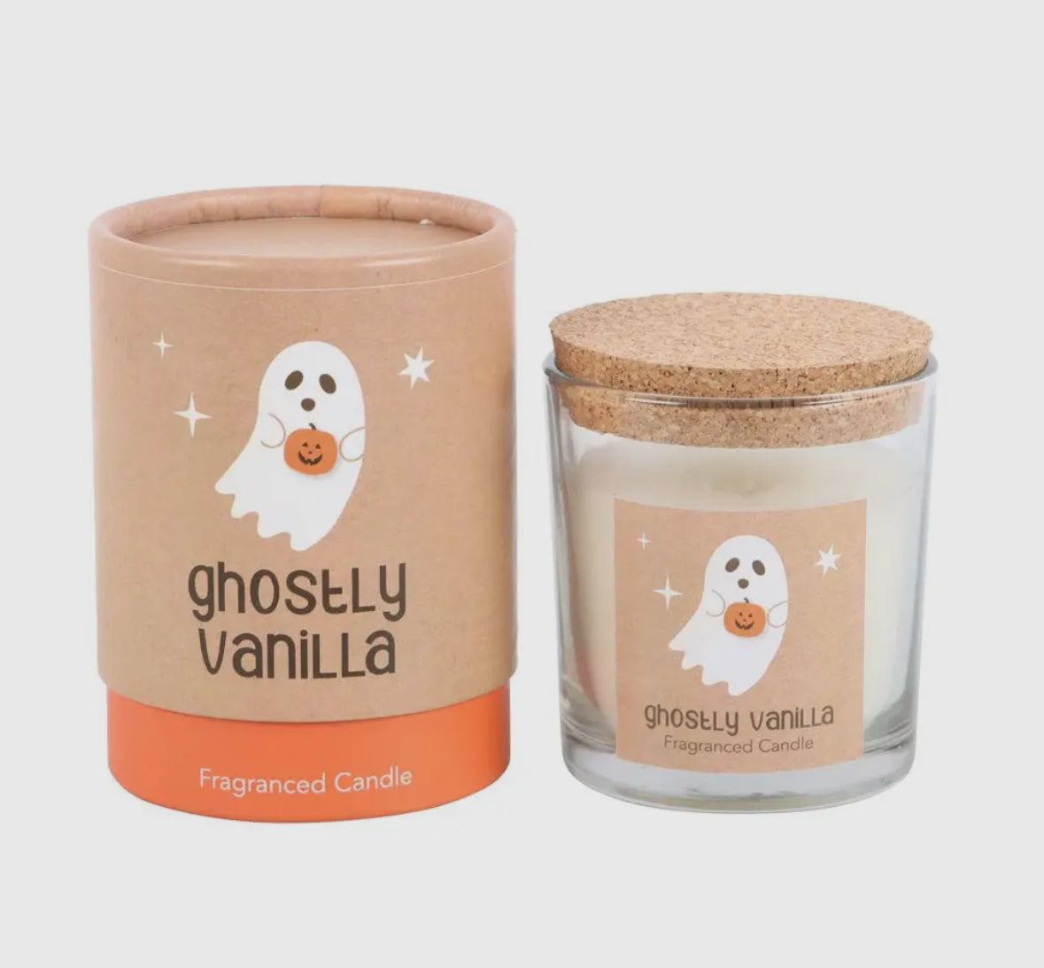 Ghost Vanilla Halloween Candle