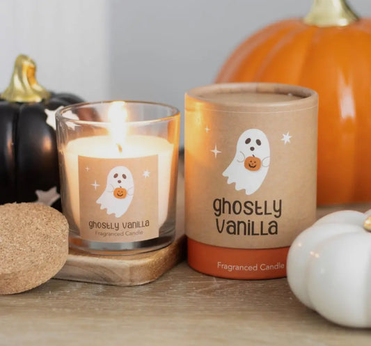 Ghost Vanilla Halloween Candle