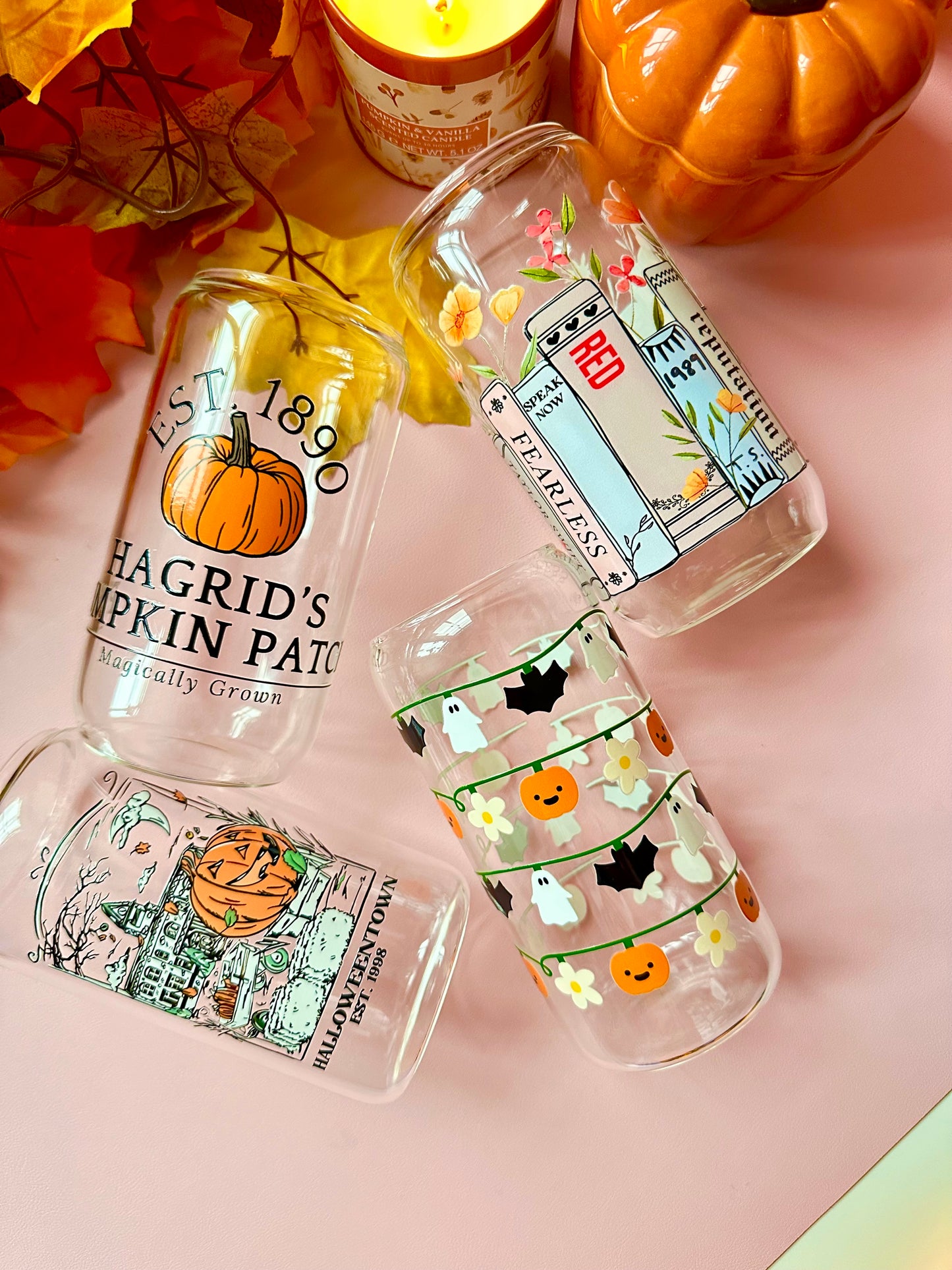 Halloweentown Old House Glass Cup