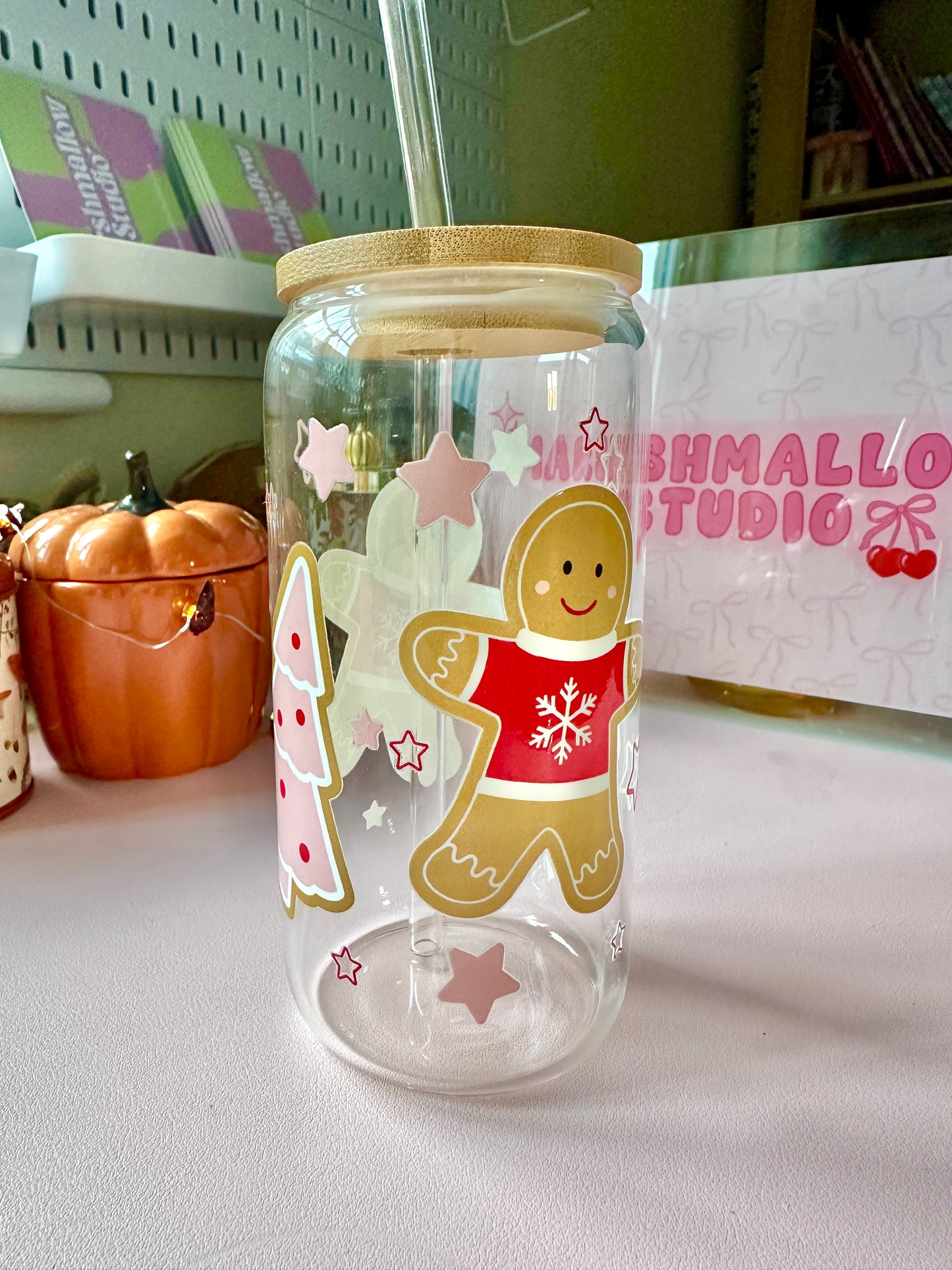 Gingerman Glass Cup