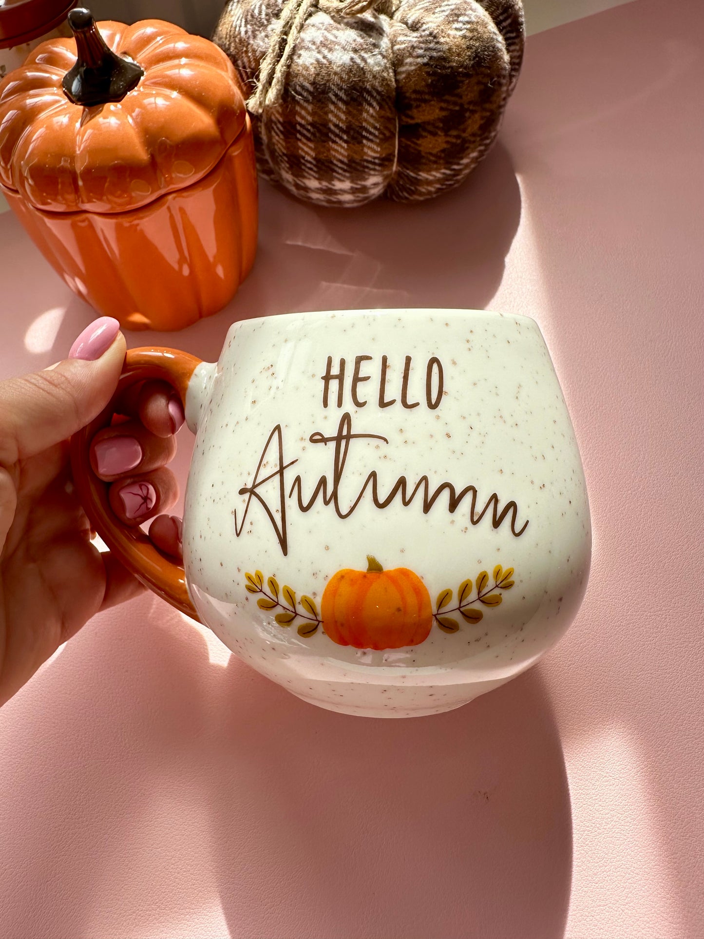 Pumpkin Hello Autumn Mug