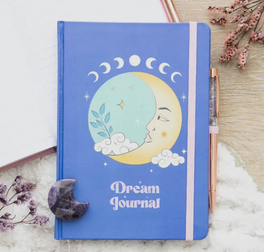 The Moon Dream Journal with Amethyst Pen