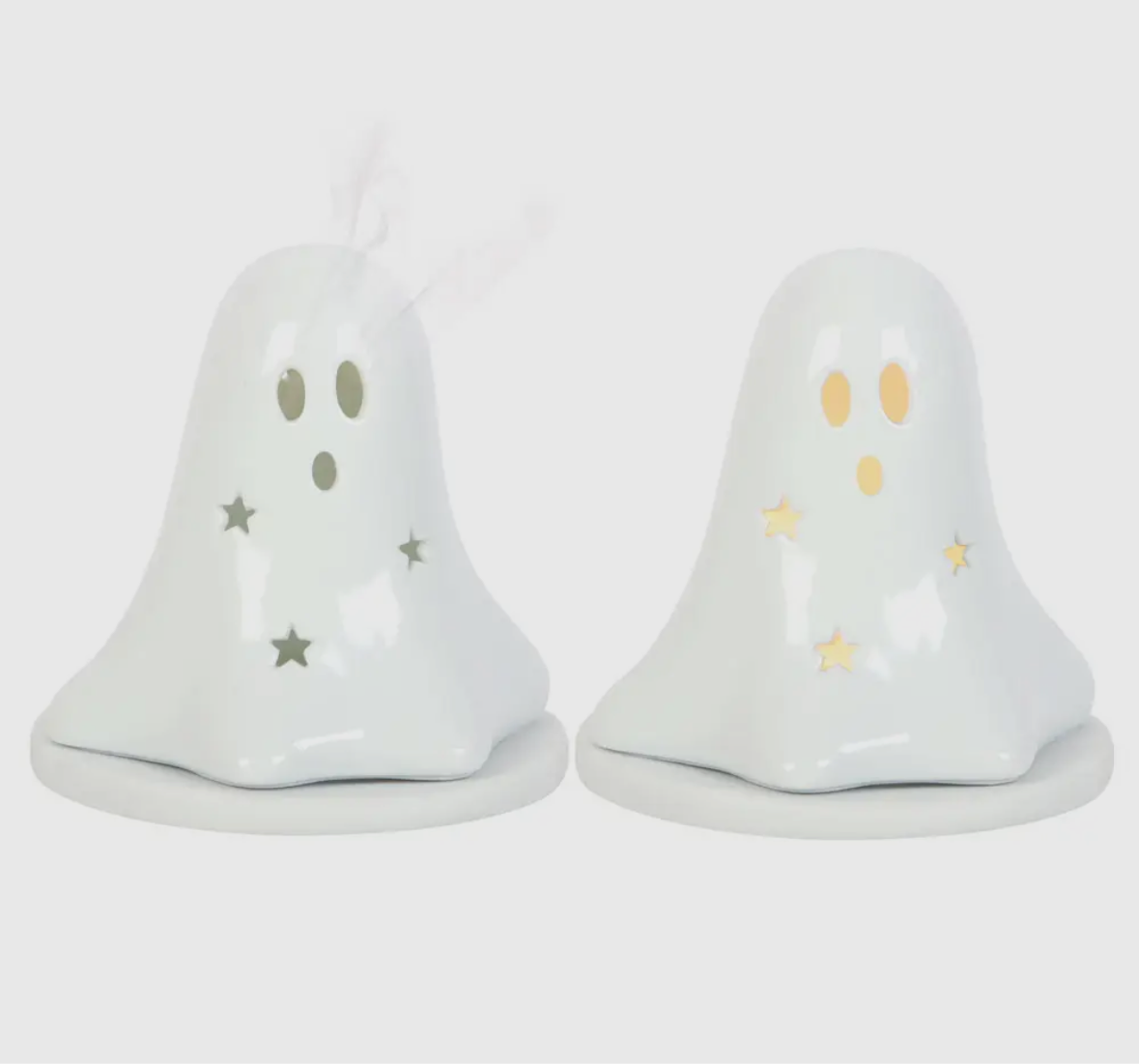 Ghost Tealight and Incense Cone Holder