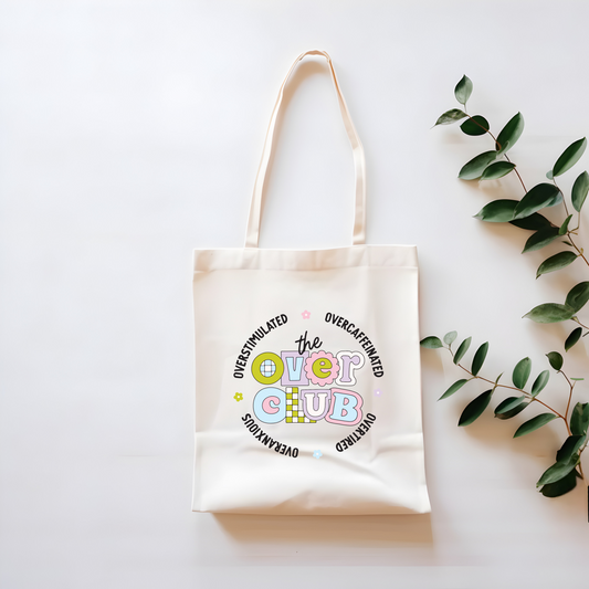The Over Club Tote Bag