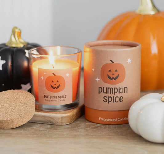 Pumpkin Spice Halloween Candle