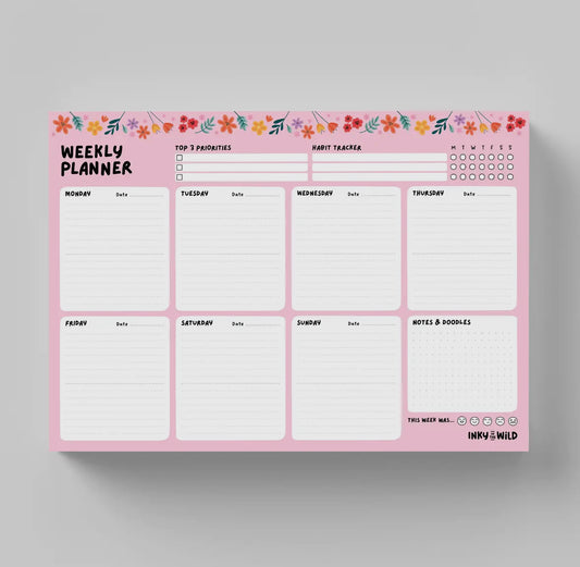 Floral Weekly Planner