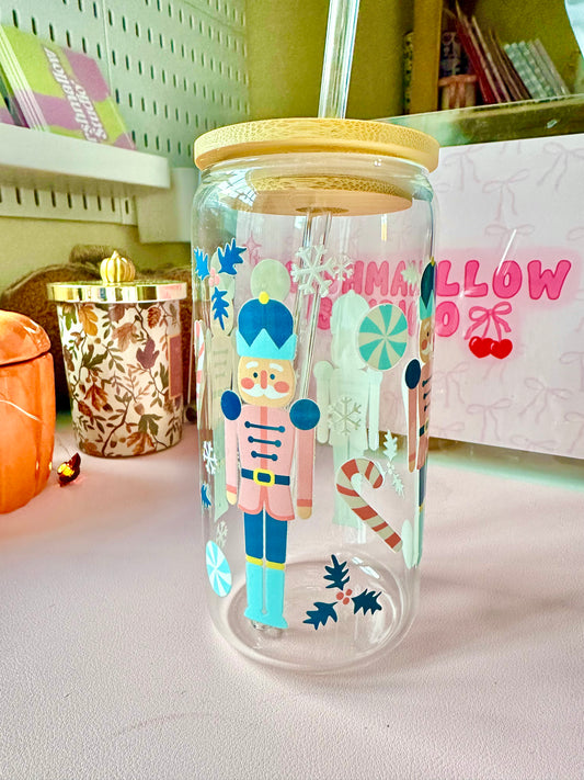 Nutcracker Glass Cup