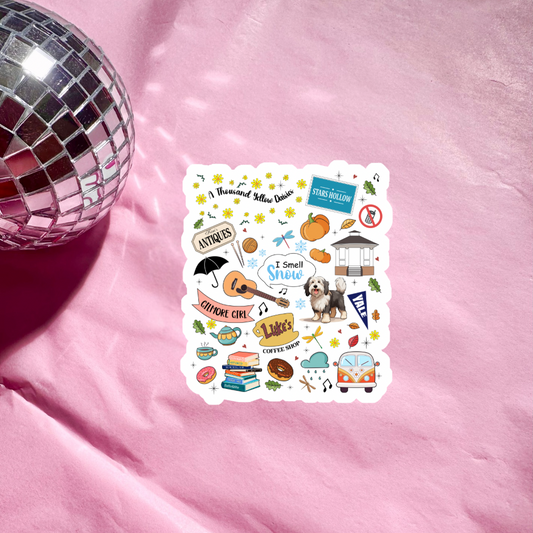 Everthing Gilmore Girls Sticker