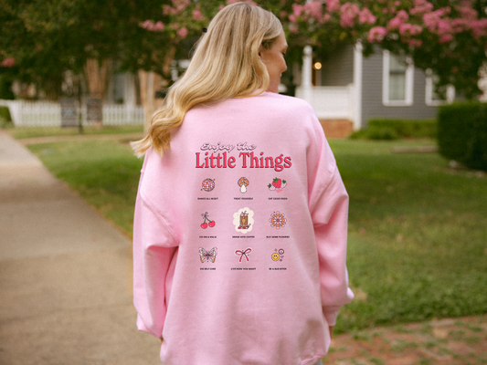 Enjoy the Little Things Crewneck Sweatshirt