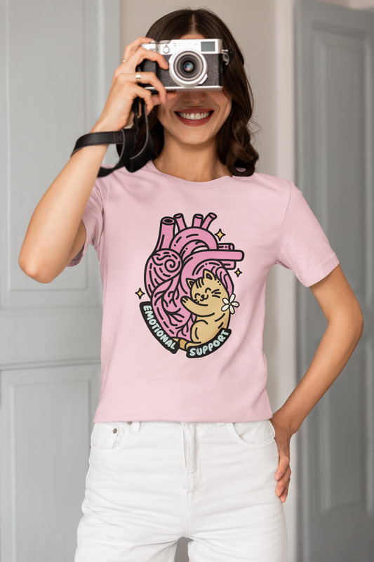 Emotional Cat Support Tee