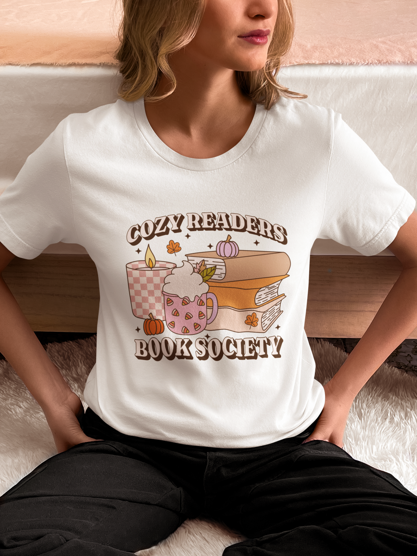 Cozy Readers Book Society Tee