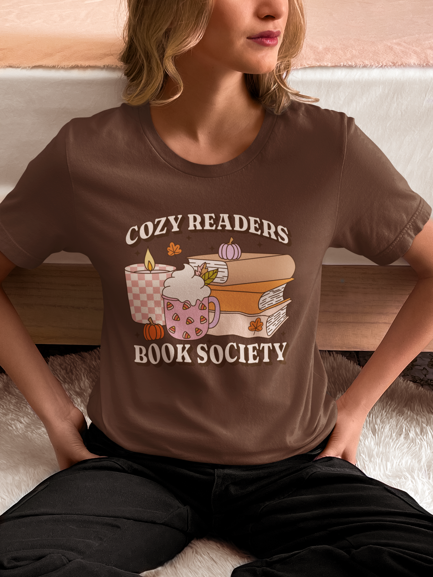 Cozy Readers Book Society Tee