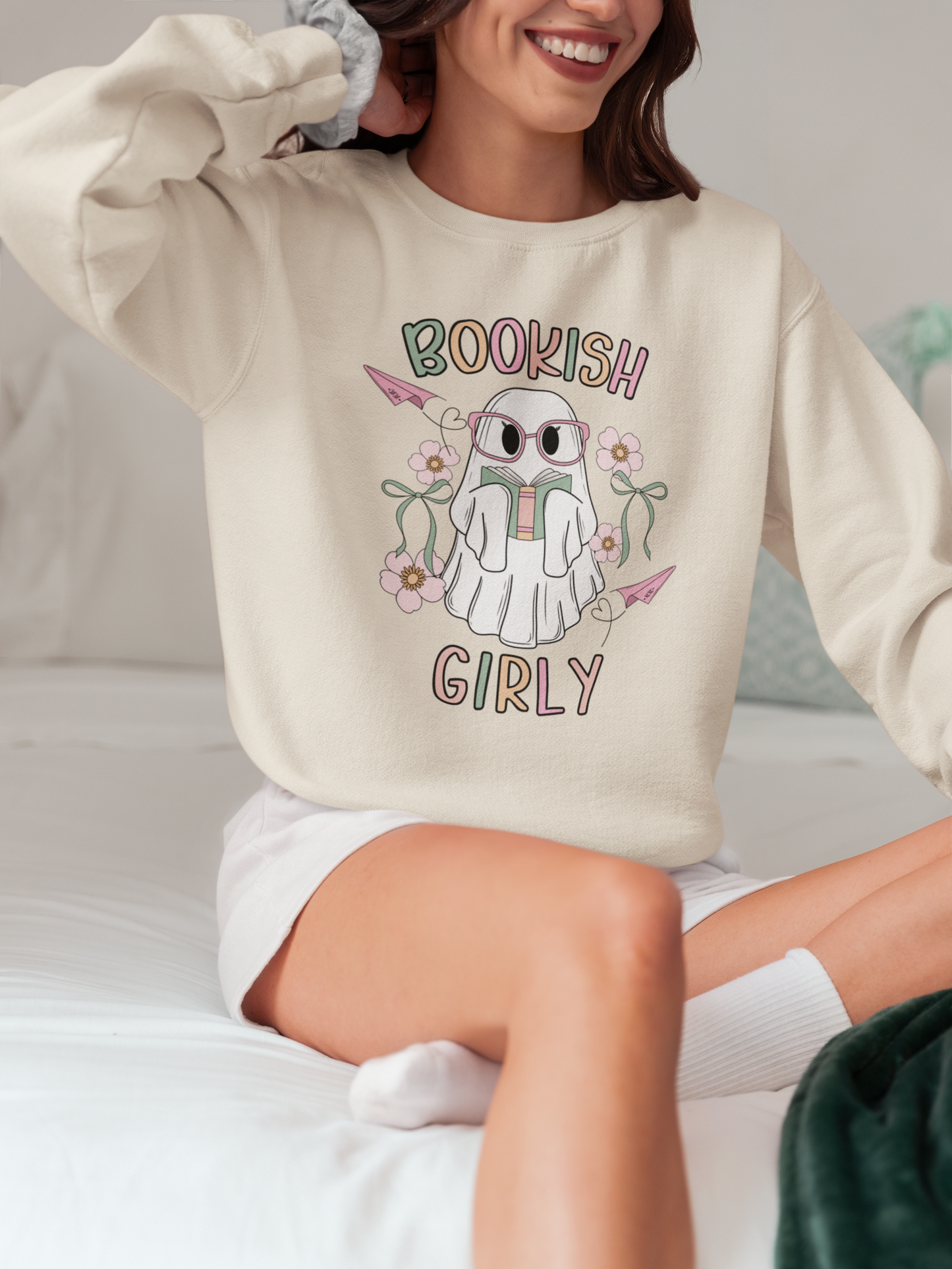 Bookish Girly Sweatshirt & Hoodie