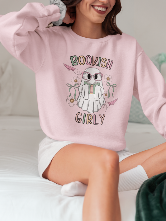 Bookish Girly Sweatshirt & Hoodie