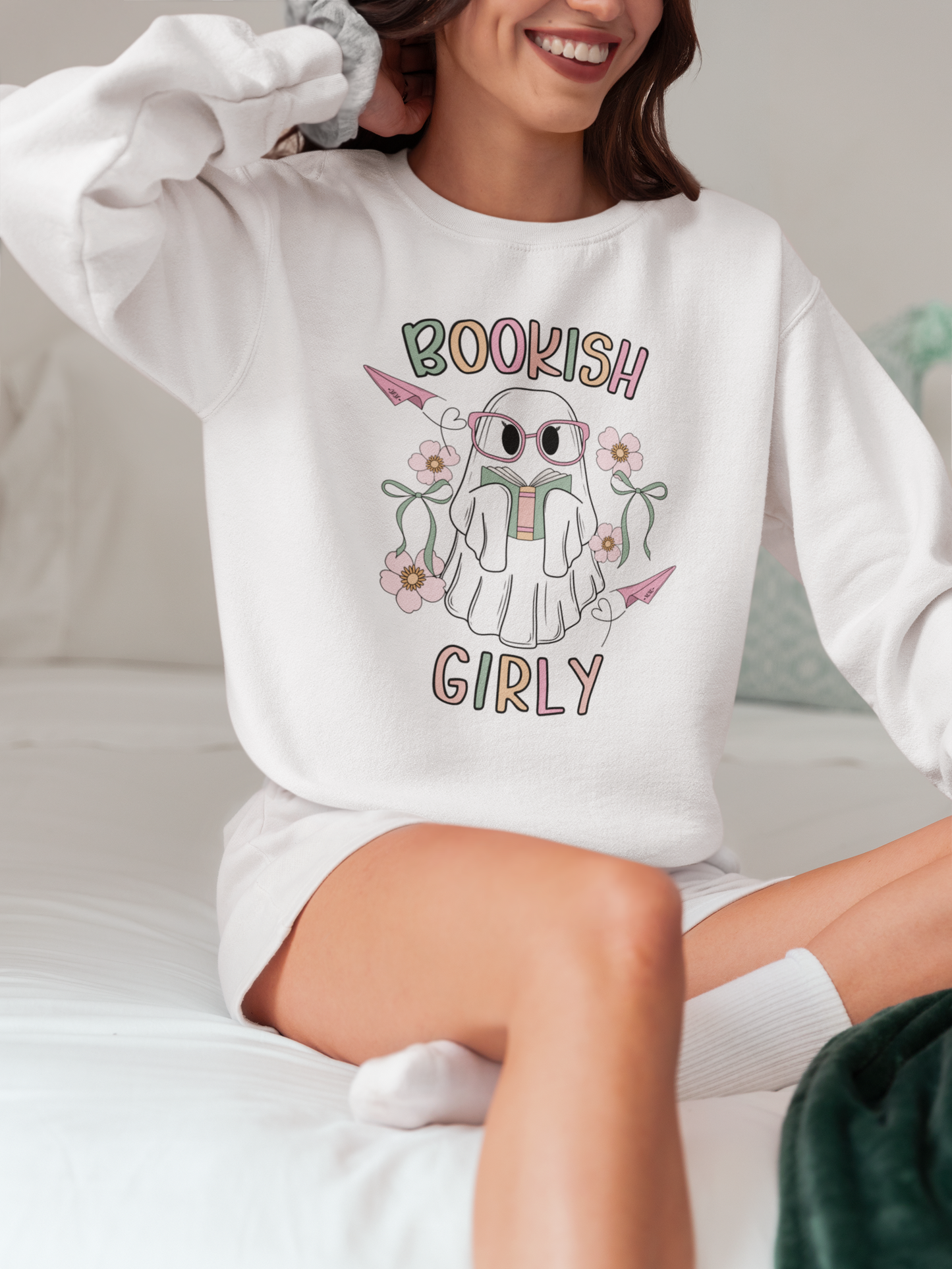 Bookish Girly Sweatshirt & Hoodie