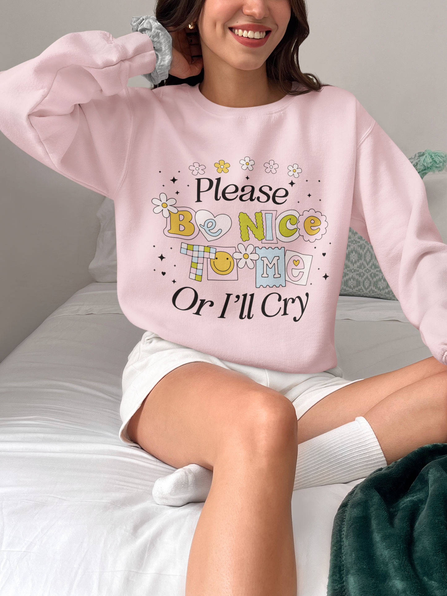 Please Be Nice Crewneck Sweatshirt & Hoodie