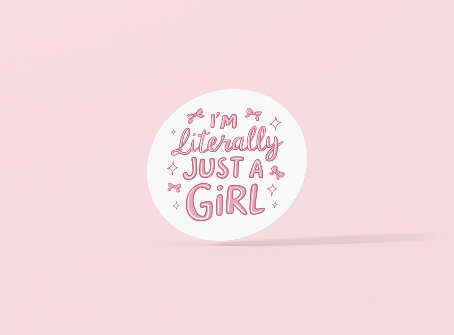 Just a Girl Coaster 💖