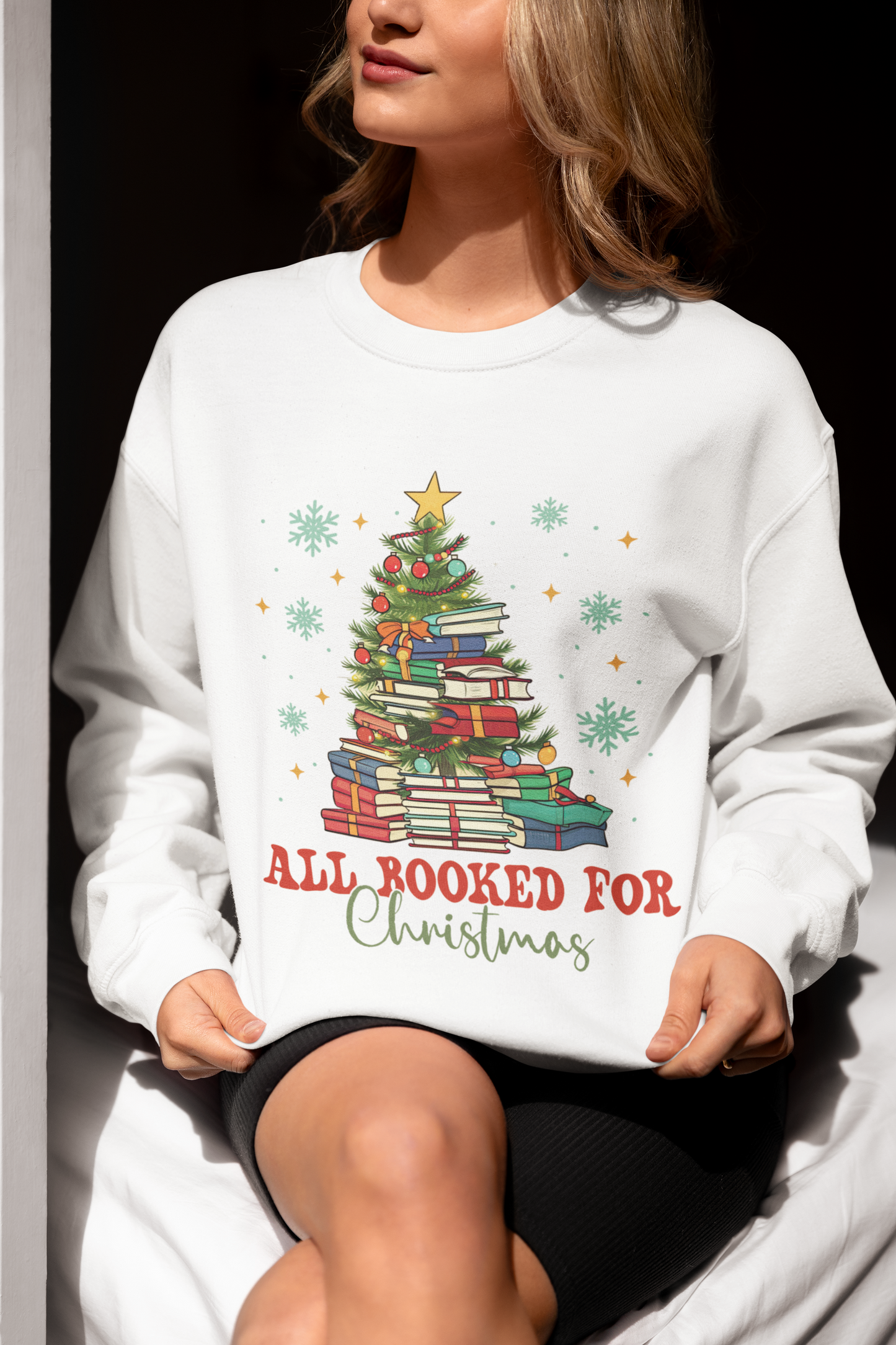 All Booked For Christmas Sweatshirts/Hoodie