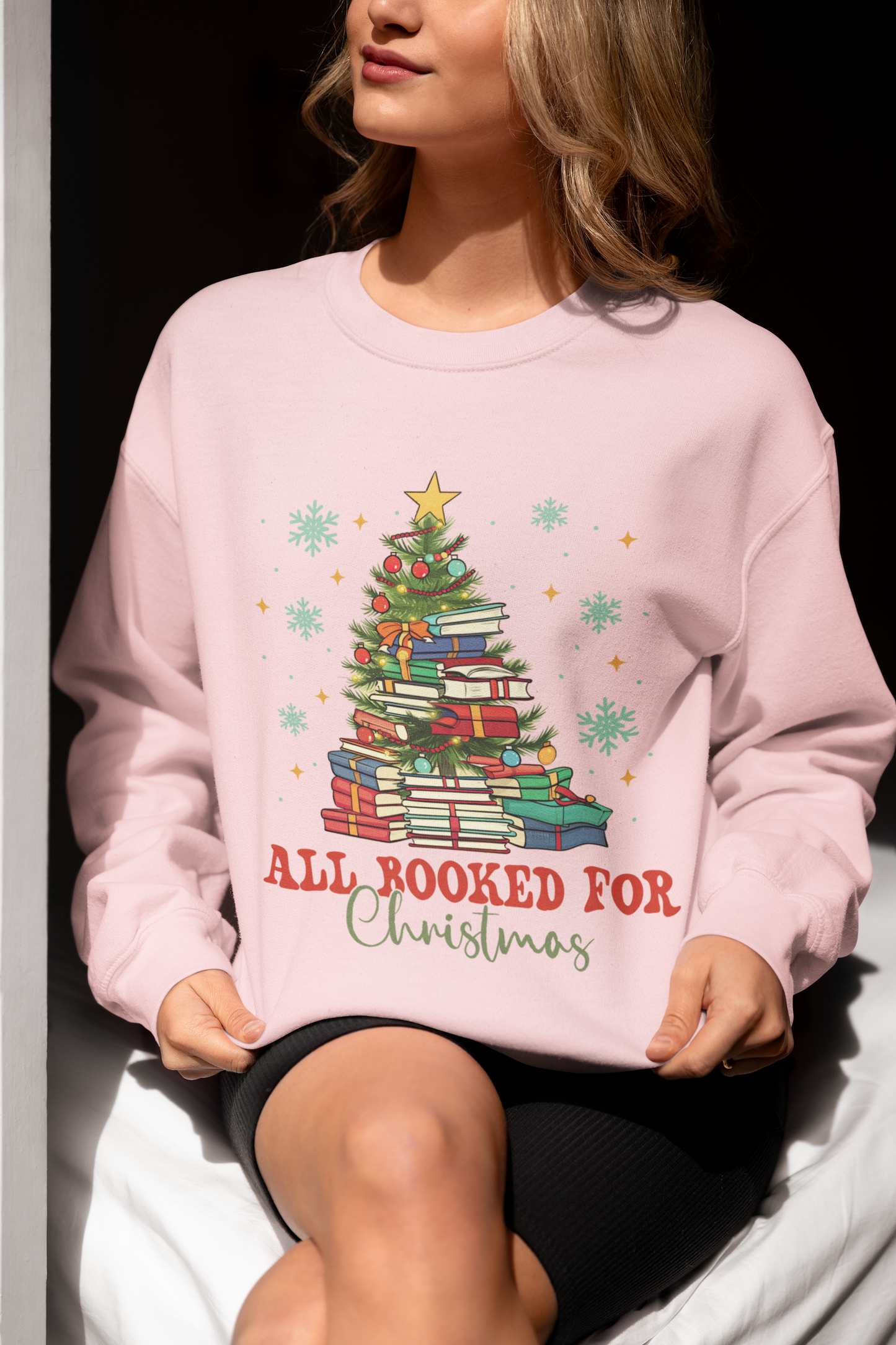 All Booked For Christmas Sweatshirts/Hoodie