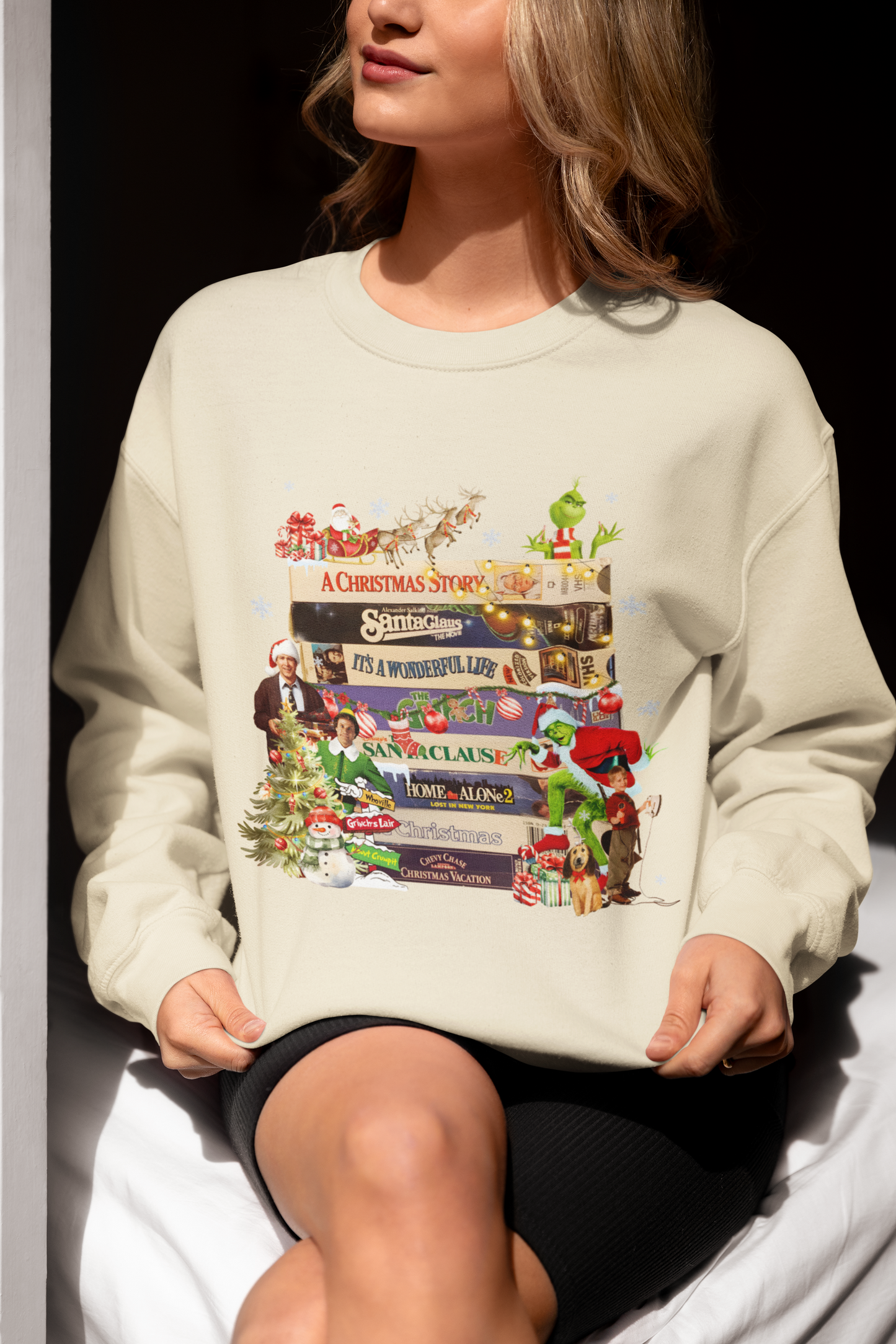 90’s Christmas Movie Sweatshirt/Hoodie