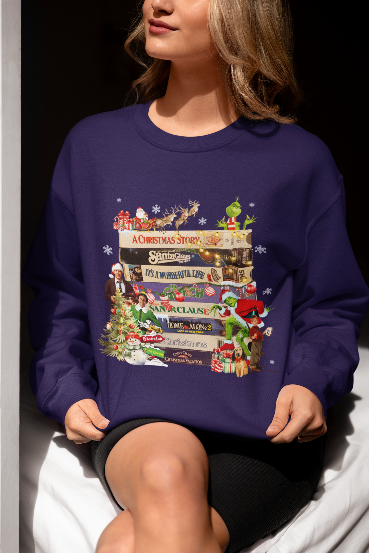 90’s Christmas Movie Sweatshirt/Hoodie