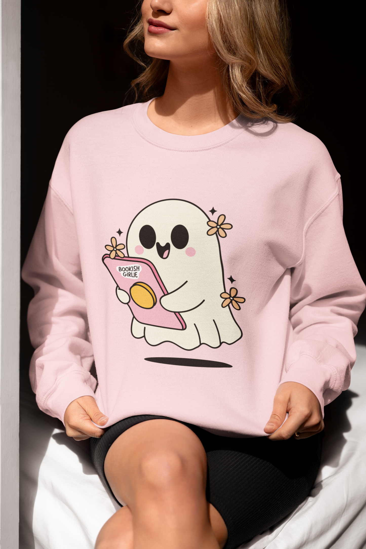 Bookish Girlie Ghost Sweatshirt & Hoodie