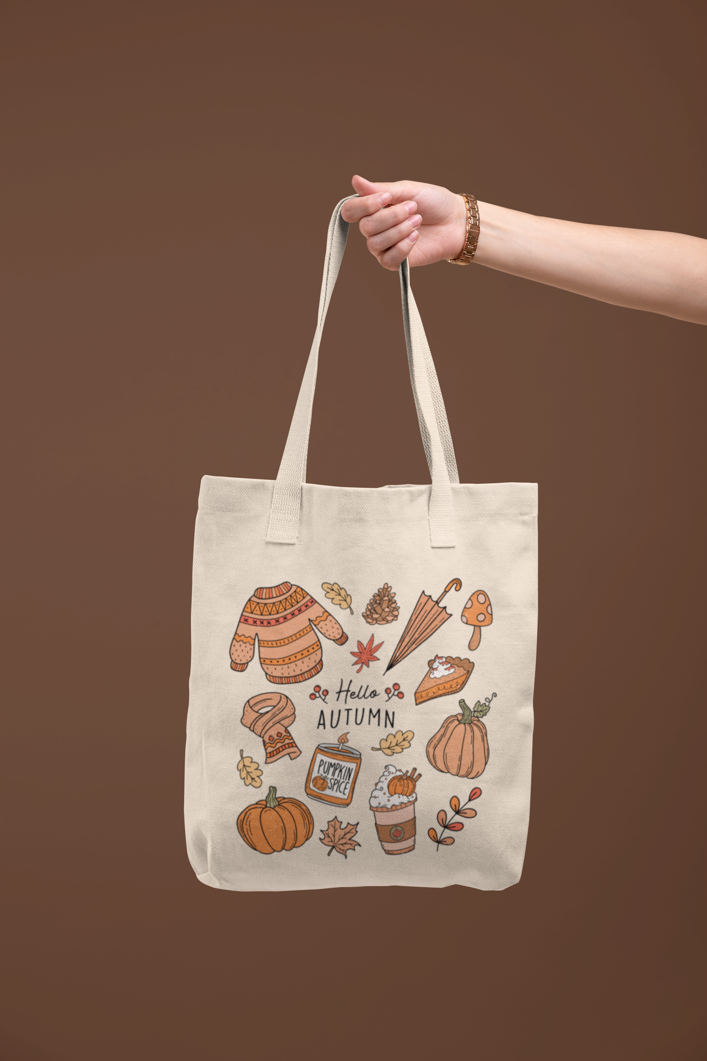 Hello Autumn Tote Bag