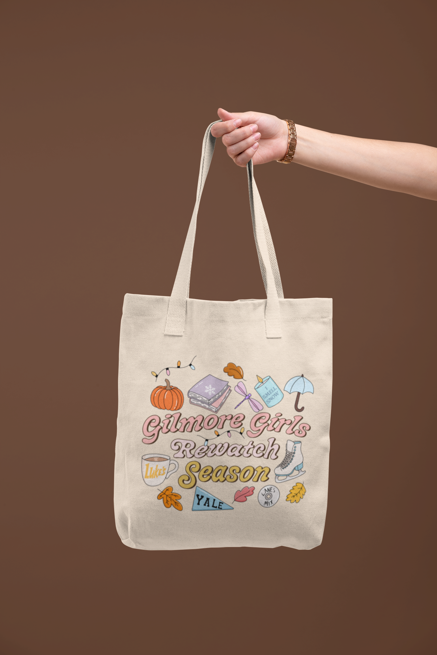 Gilmore Girls Rewatch Season Tote Bag