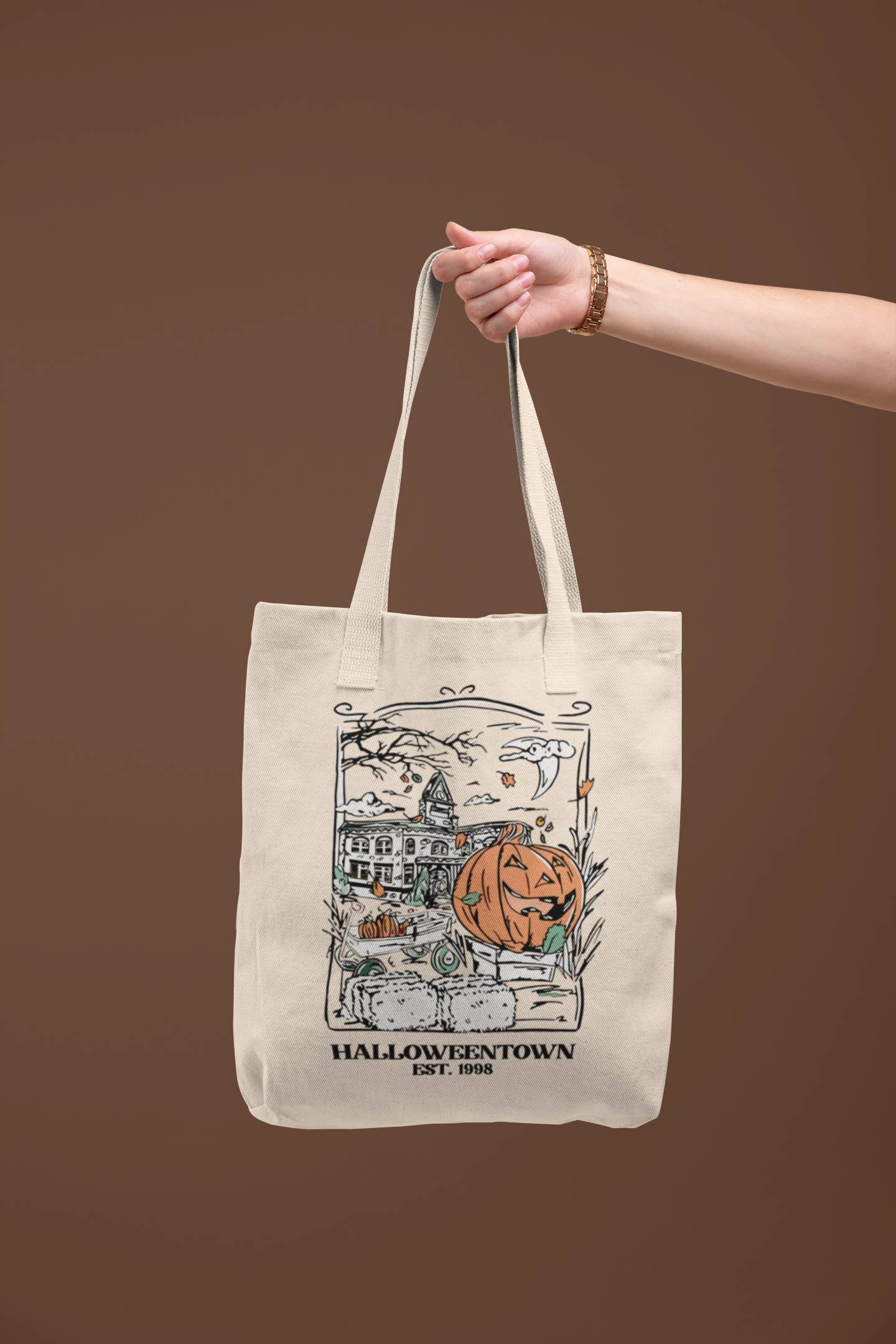 Halloweentown Old House Tote Bag